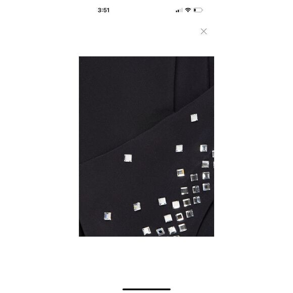 CHIARA BONI La Petite Robe Black Sumaj Embellished     Sheath Dress Size 6 NWT - Picture 5 of 11